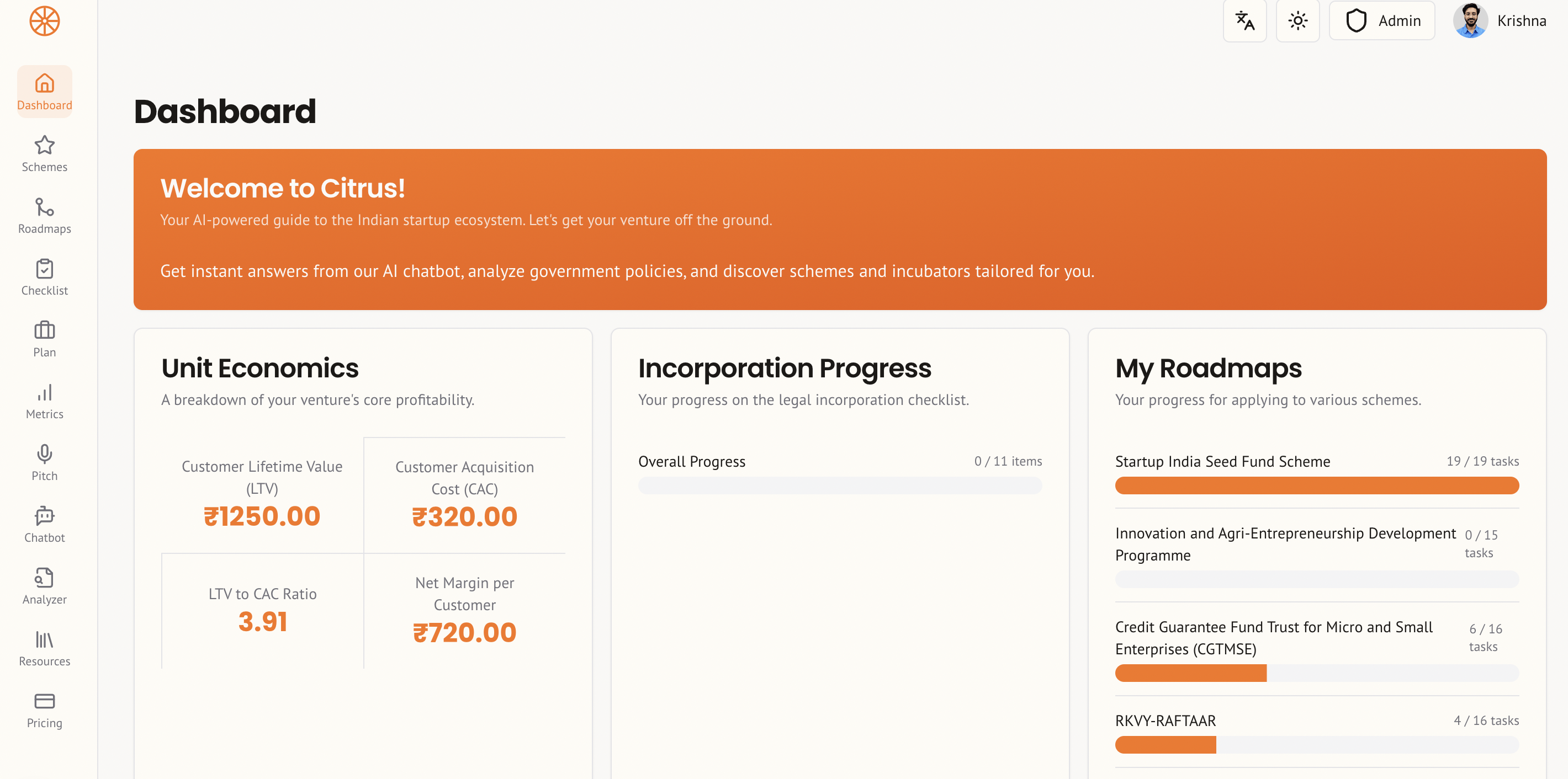 Professional woman using the app